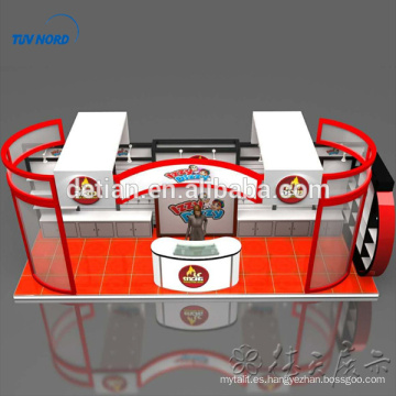 Oferta de Detian 10x30ft curva telón de fondo creativo expositor stand stand